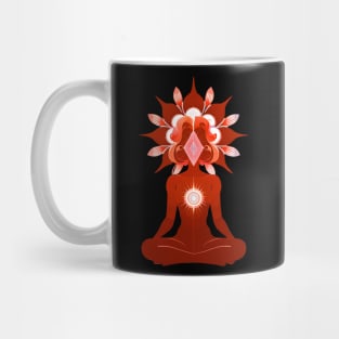 Aura Orange Meditation 04 Mug